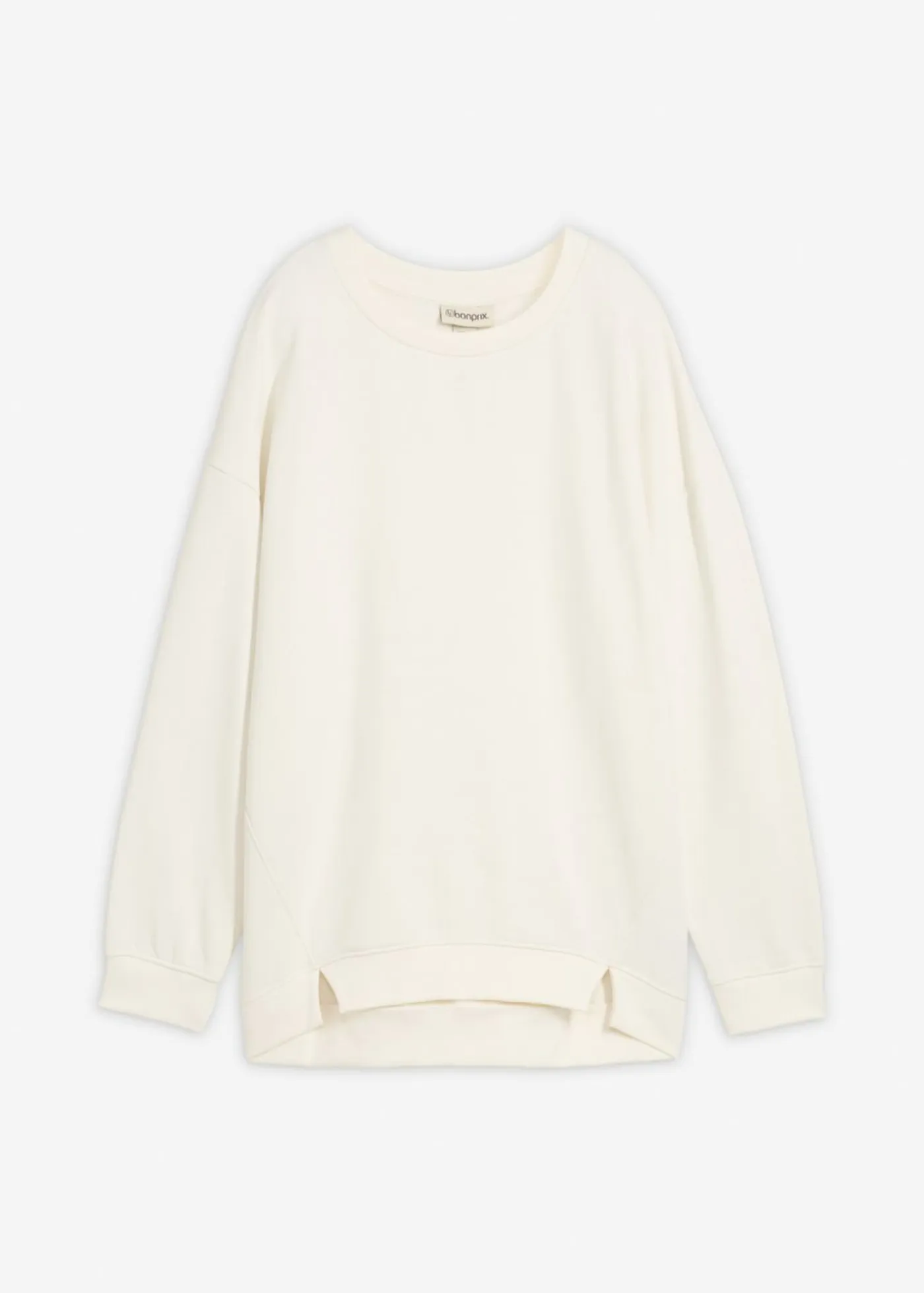 bonprix bonprix Ropa Cómoda>Sudadera holgada Blanco lana