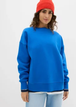 bonprix bonprix Básicos|Ropa Cómoda>Sudadera holgada Azul ártico