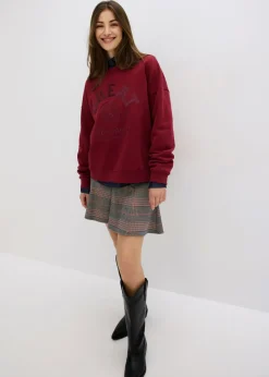 Mujer bonprix bonprix Sudadera holgada de algodón puro