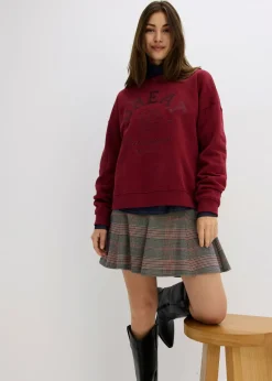 Mujer bonprix bonprix Sudadera holgada de algodón puro