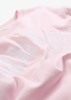 bonprix bonprix Ropa Cómoda>Sudadera holgada de algodón puro rosa cristal
