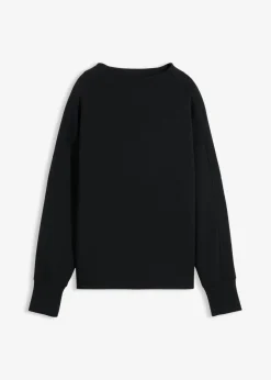 bonprix bonprix Básicos|Ropa Cómoda>Sudadera holgada de neopreno suave Negro