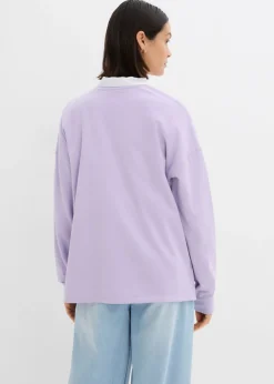 Mujer bonprix bonprix Sudadera holgada en mezcla de algodón