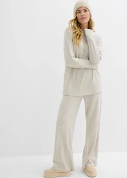 Mujer bonprix bonprix Sudadera larga con aspecto de punto