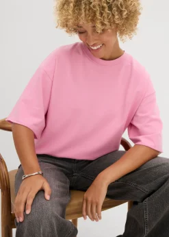 Mujer bonprix bonprix Sudadera larga de algodón puro