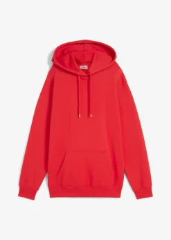 bonprix bonprix Básicos|Ropa Cómoda>Sudadera oversize con capucha Rojo