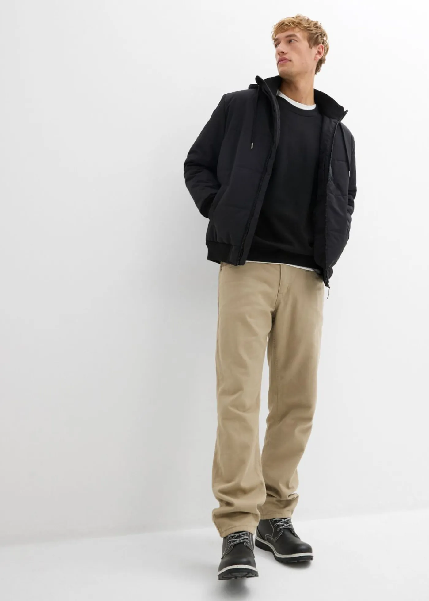 Hombre bonprix bonprix Sudadera oversize de algodón orgánico