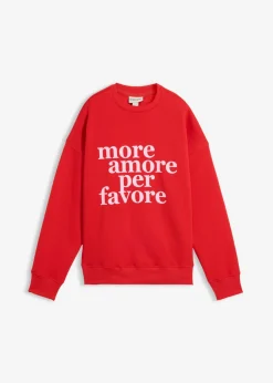 Mujer bonprix bonprix Sudadera oversize de mezcla de algodón