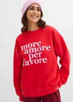 Mujer bonprix bonprix Sudadera oversize de mezcla de algodón