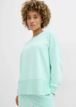 Mujer bonprix bonprix Sudadera oversize de mezcla de algodón