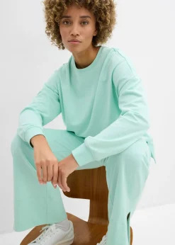 Mujer bonprix bonprix Sudadera oversize de mezcla de algodón