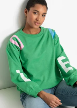 Mujer bonprix bonprix Sudadera oversize en suave mezcla de algodón