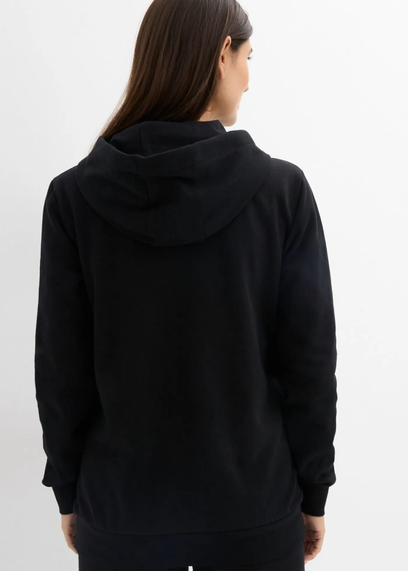 bonprix bonprix Premamá>Sudadera premamá/de lactancia 2 en 1 de algodón orgánico puro Negro