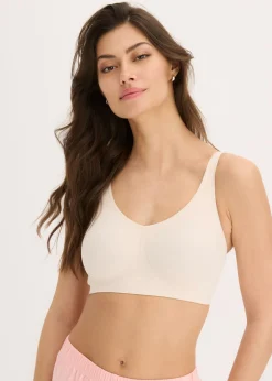 Mujer bonprix bonprix Sujetador acolchado Feel Comfort sin aros con corte láser