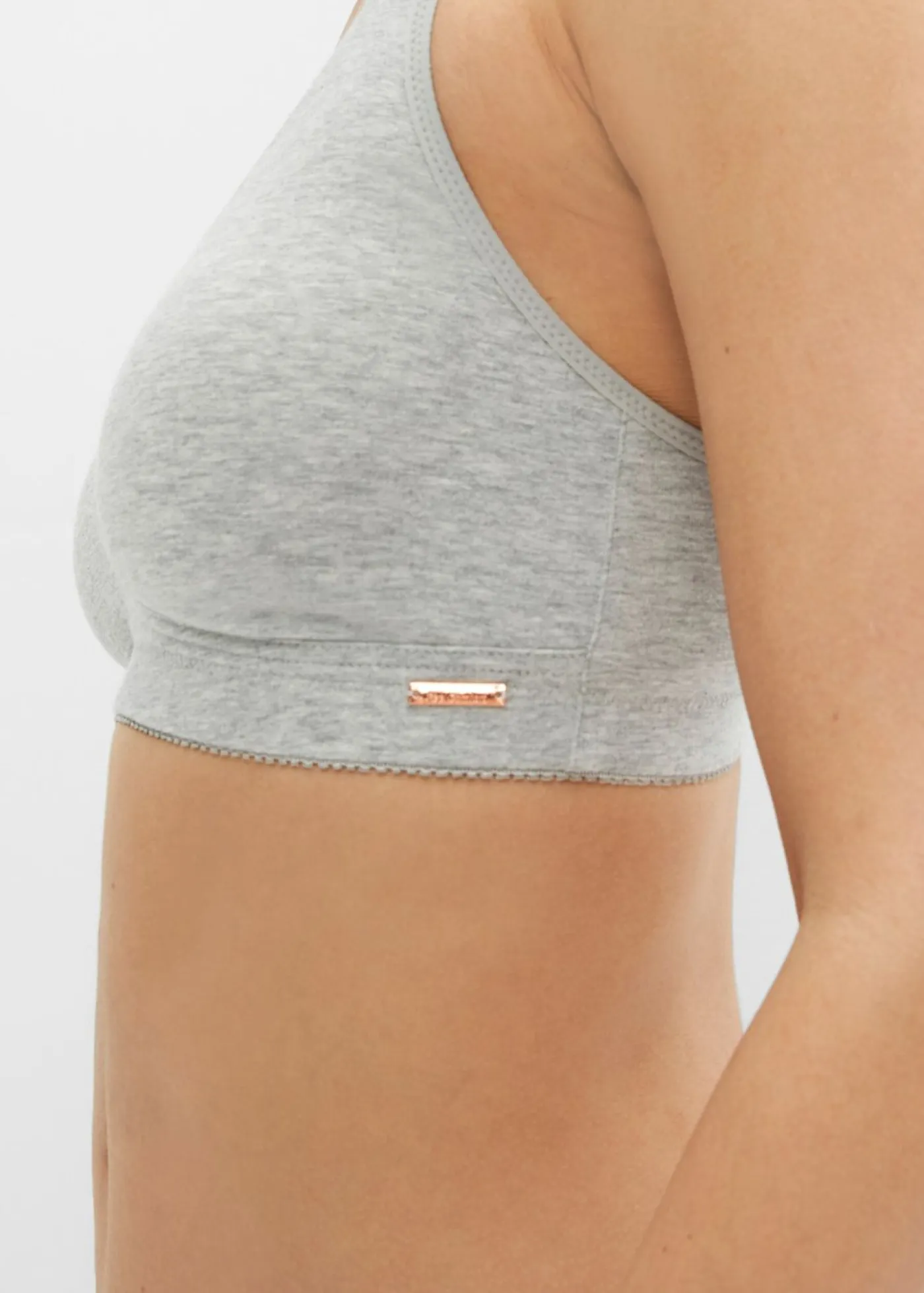 Mujer bonprix bonprix Sujetador básico de algodón sin aros (2 unidades)