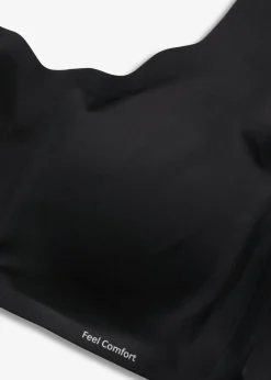 bonprix bonprix Sin Costuras|Sujetadores>Sujetador básico Feel Comfort con corte láser sin aros Negro
