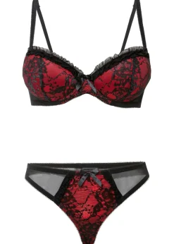 Mujer bonprix bonprix Sujetador con aros + tanga (conjunto de 2 piezas)