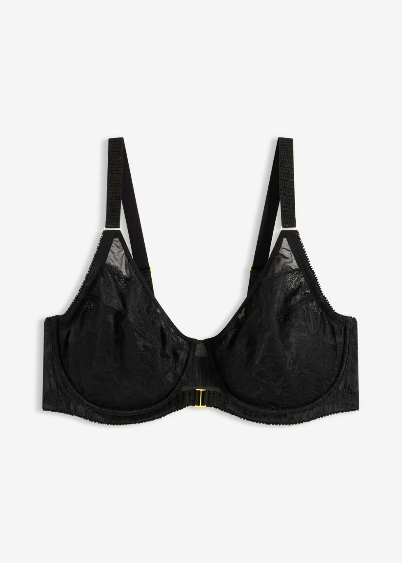 bonprix bonprix Sujetadores De Copa E A H>Sujetador con aros y detalle decorativo Negro