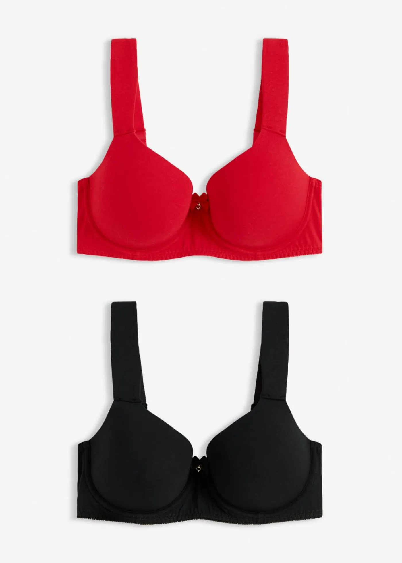 Mujer bonprix bonprix Sujetador con aros y encaje (2 unidades)