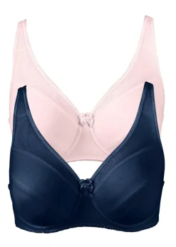 Mujer bonprix bonprix Sujetador con aros y malla (2 unidades)