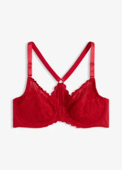Mujer bonprix bonprix Sujetador con cierre delantero y encaje delicado