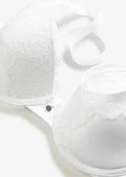 bonprix bonprix Sujetadores De Copa E A H|Lencería>Sujetador con efecto brillante Blanco