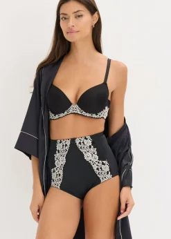 Mujer bonprix bonprix Sujetador con encaje bicolor