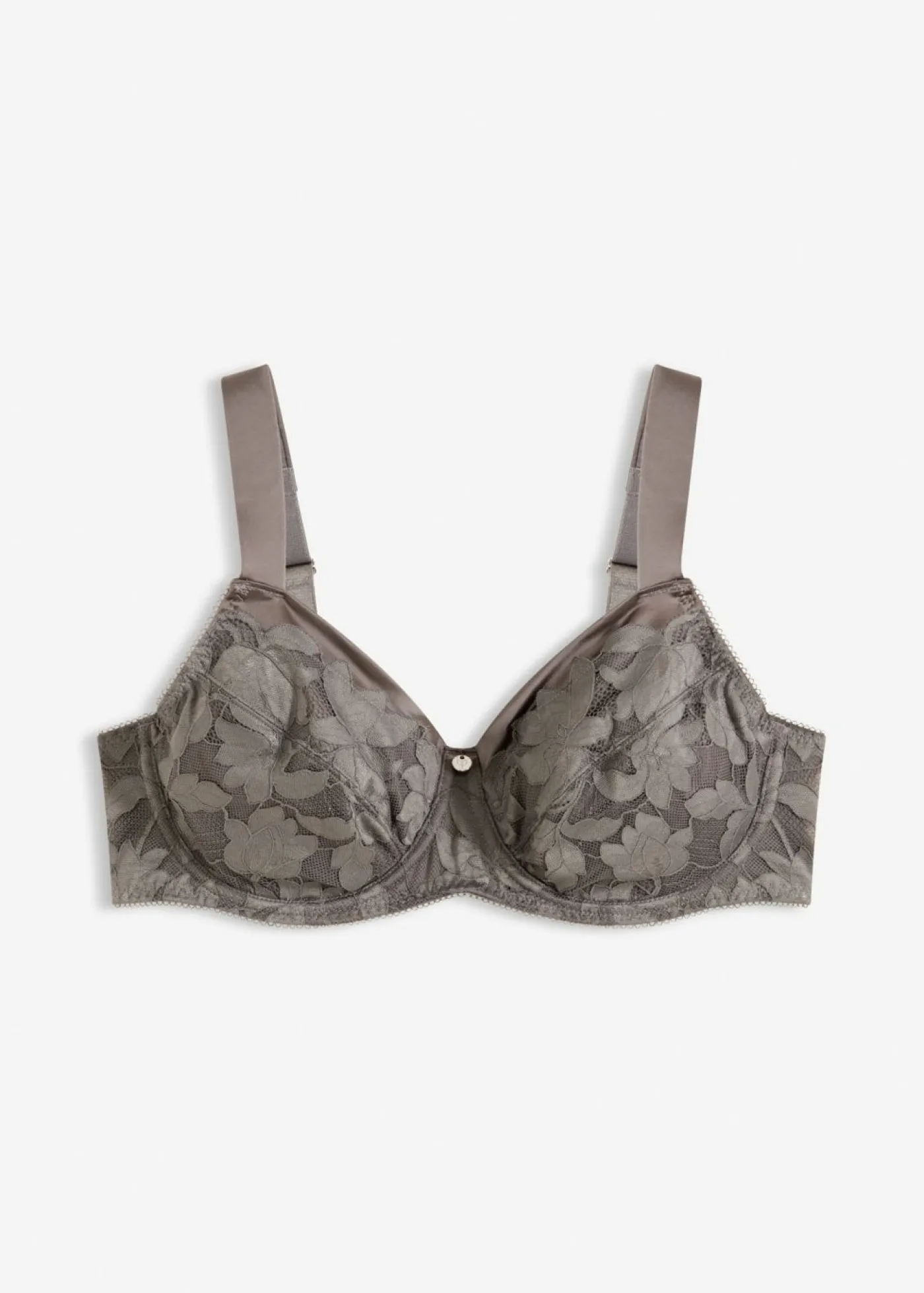 Mujer bonprix bonprix Sujetador con tirantes acolchados y encaje brillante