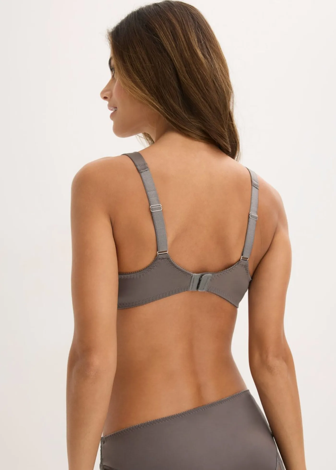 Mujer bonprix bonprix Sujetador con tirantes acolchados y encaje brillante