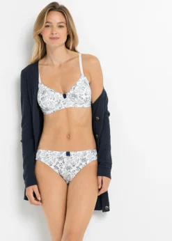 Mujer bonprix bonprix Sujetador de algodón con aros (3 unidades)