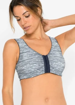 Mujer bonprix bonprix Sujetador de cierre frontal, sin aros, con algodón orgánico (2 unidades)