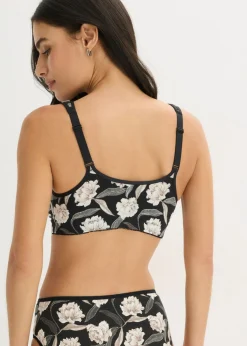 Mujer bonprix bonprix Sujetador de cierre frontal, sin aros, con algodón orgánico (2 unidades)