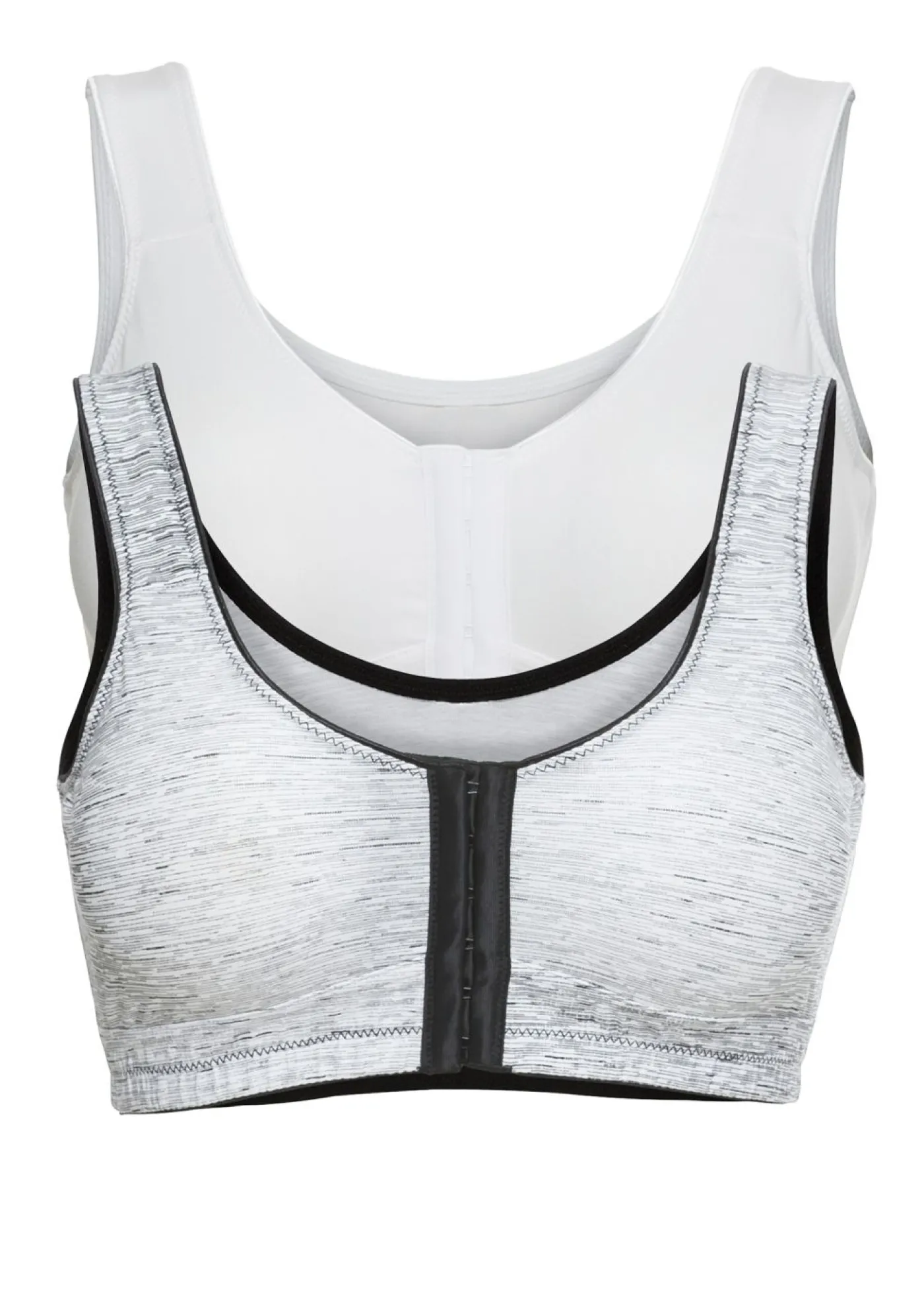 Mujer bonprix bonprix Sujetador de cierre frontal, sin aros, con algodón orgánico (2 unidades)