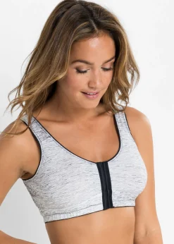 Mujer bonprix bonprix Sujetador de cierre frontal, sin aros, con algodón orgánico (2 unidades)