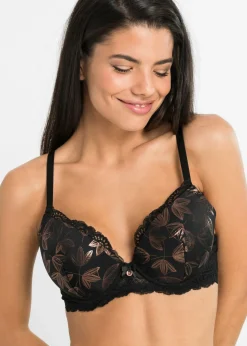 bonprix bonprix Lencería>Sujetador de copa Negro-cobre