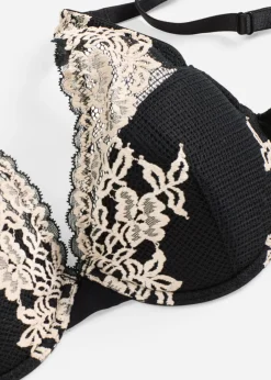 Mujer bonprix bonprix Sujetador de encaje bicolor