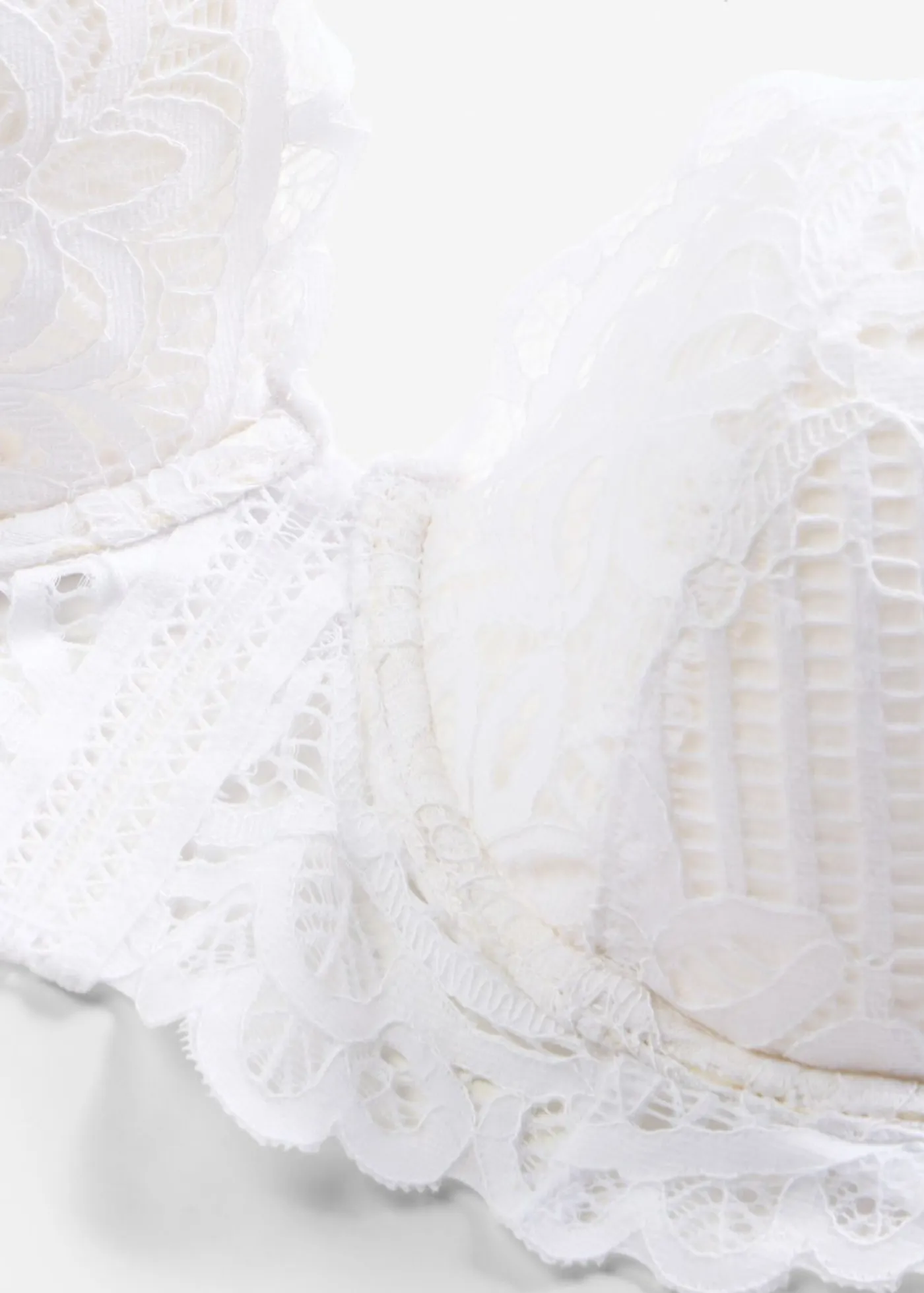 bonprix bonprix Lencería|Novedades>Sujetador de encaje elegante Blanco