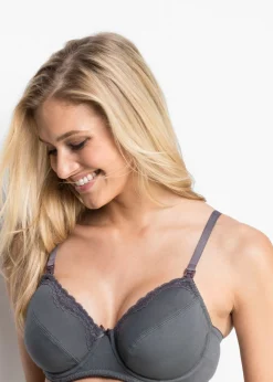 Mujer bonprix bonprix Sujetador de lactancia con algodón orgánico (2 unidades)