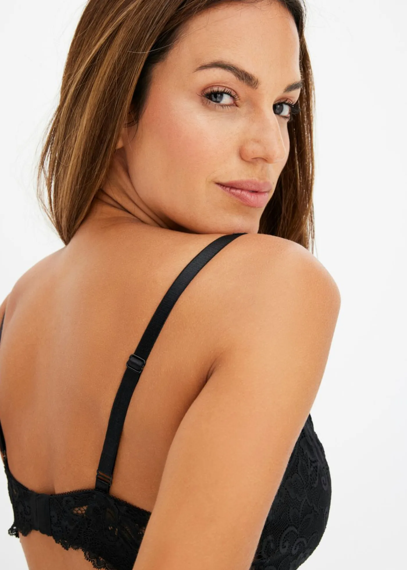 bonprix bonprix Premamá Y Lactancia|Sujetadores>Sujetador de lactancia sin aros con encaje Negro