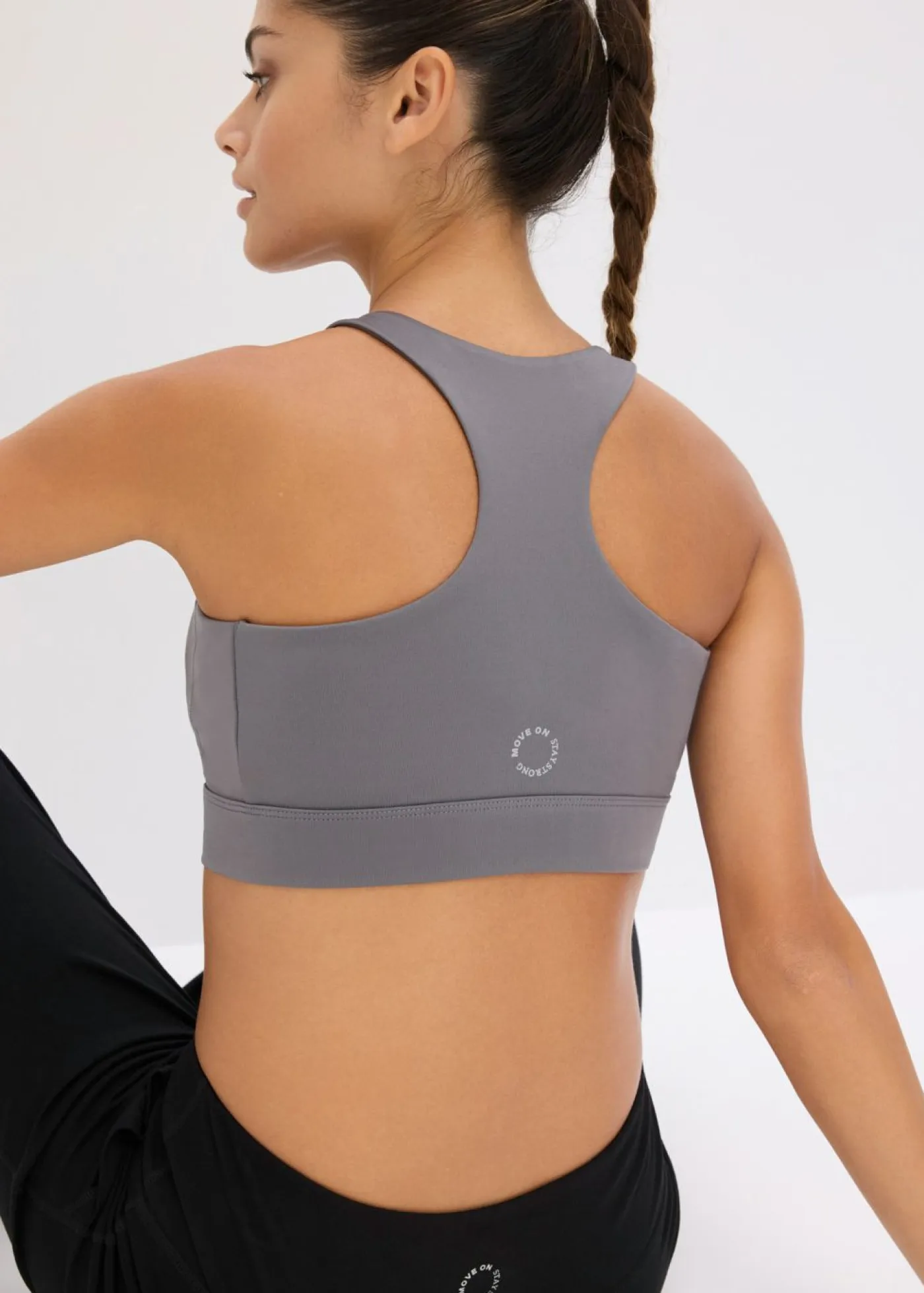 Mujer bonprix bonprix Sujetador deportivo con espalda nadadora y sujeción ligera