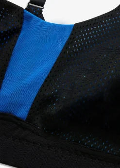 bonprix bonprix Sujetadores|Ropa Interior Deportiva>Sujetador deportivo con gran sujeción negro-azul horizonte