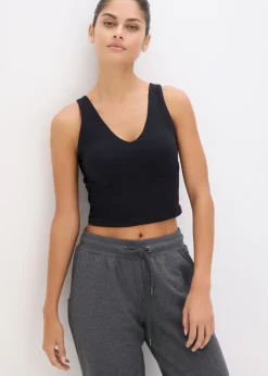 Mujer bonprix bonprix Sujetador deportivo con sujeción media y tacto similar al algodón