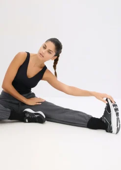 Mujer bonprix bonprix Sujetador deportivo con sujeción media y tacto similar al algodón