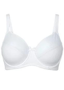 bonprix bonprix Sujetadores|Sujetadores De Copa E A H>Sujetador reductor con malla Blanco