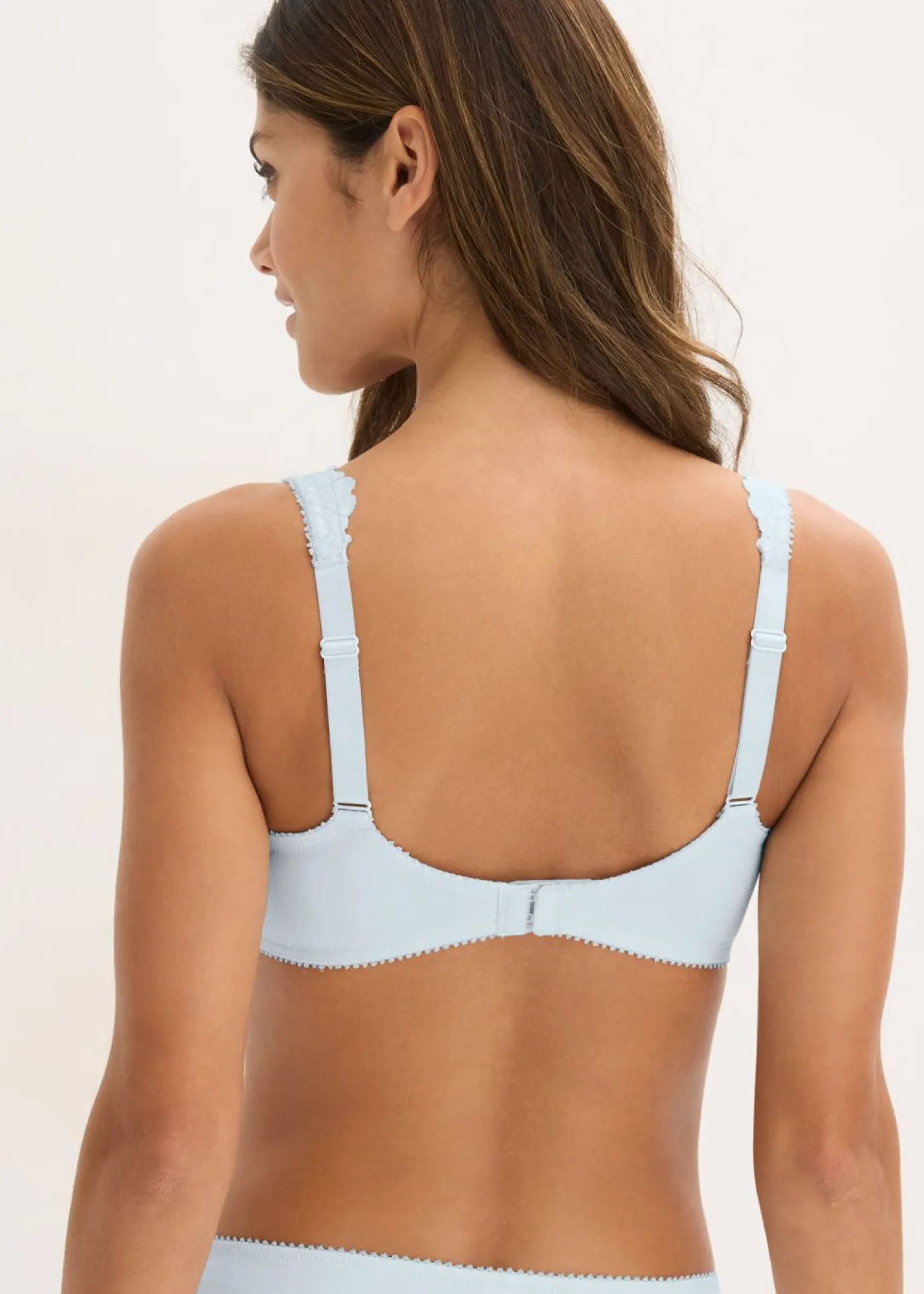 bonprix bonprix Sujetadores>Sujetador reductor con tirantes acolchados (2 unidades) Azul crema + marrón oscuro