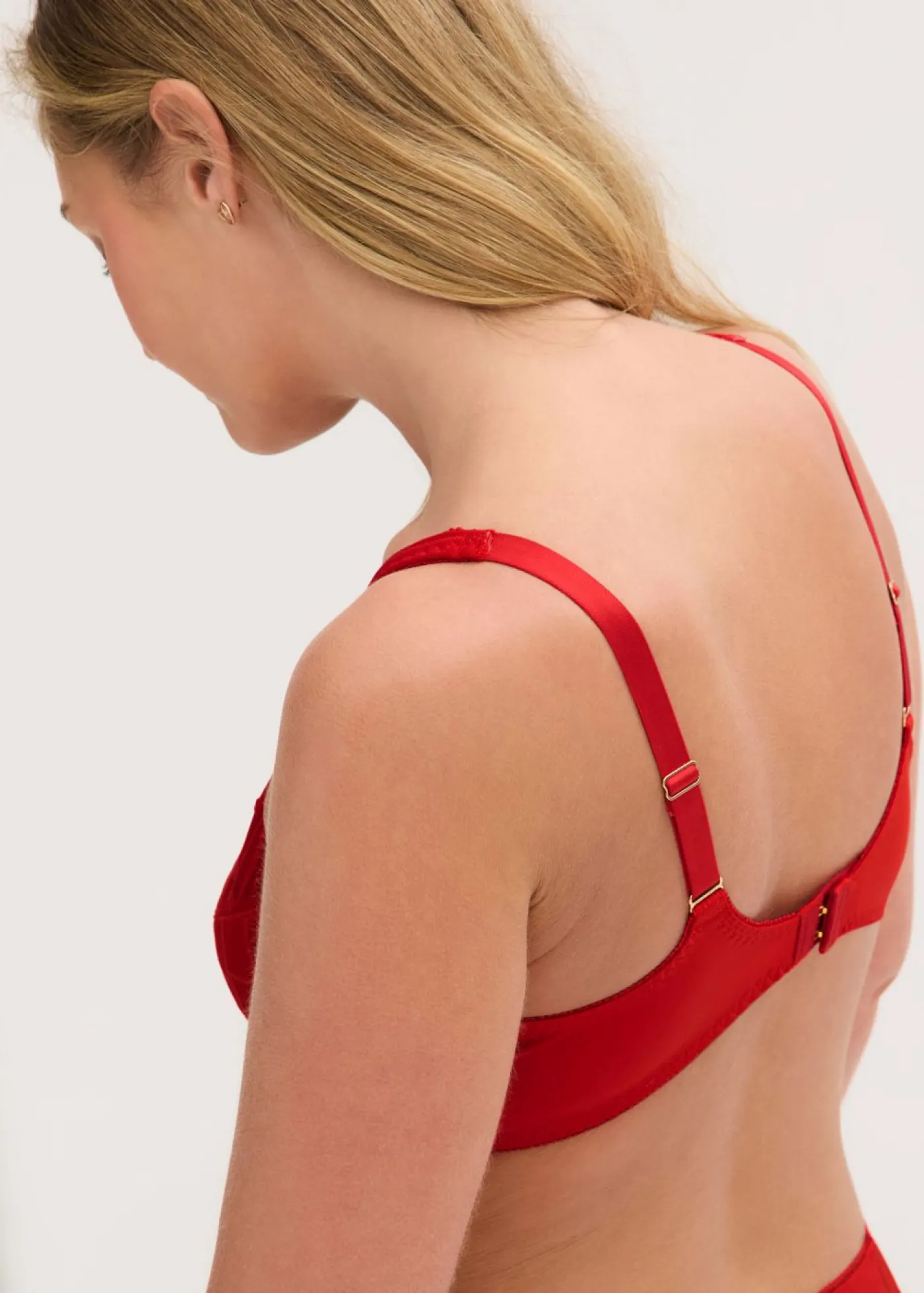 bonprix bonprix Sujetadores|Sujetadores De Copa E A H>Sujetador reductor con tirantes acolchados Rojo salsa