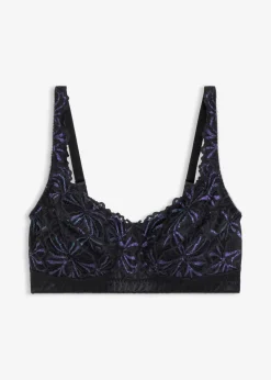 Mujer bonprix bonprix Sujetador reductor sin aros con hilo brillante multicolor