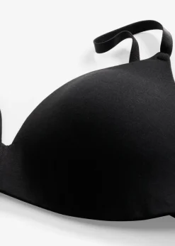 bonprix bonprix Ropa Interior De Algodón>Sujetador sin aros con algodón orgánico Negro