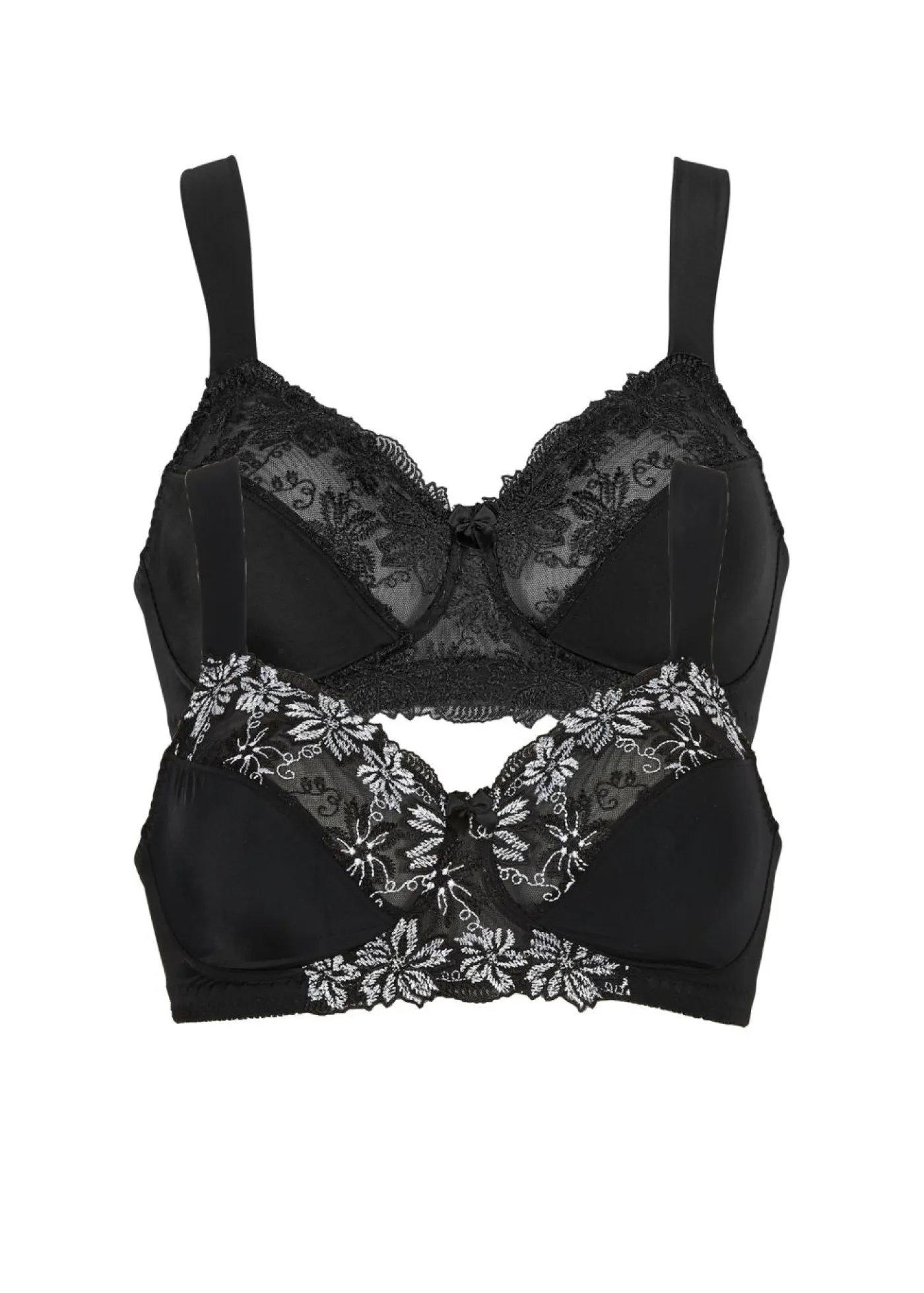 Mujer bonprix bonprix Sujetador sin aros con tirantes acolchados (2 unidades)