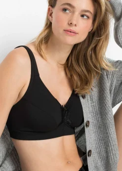 Mujer bonprix bonprix Sujetador sin aros de algodón orgánico (2 unidades)